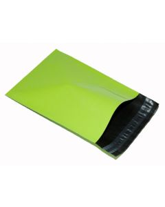 200 Neon Green poly mailer, recycable Eco mailing bag, size 600mm x 800mm very large mailing bag  