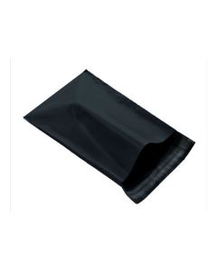 100 Black plastic mailing bag size 425mm x 600mm or16.75 x 23.5 inches large mailing bag strong and durable