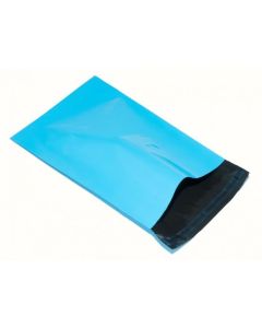 150 Large Courier Plastic envelope delivery bags,  Metallic Blue size 480mm x 740mm