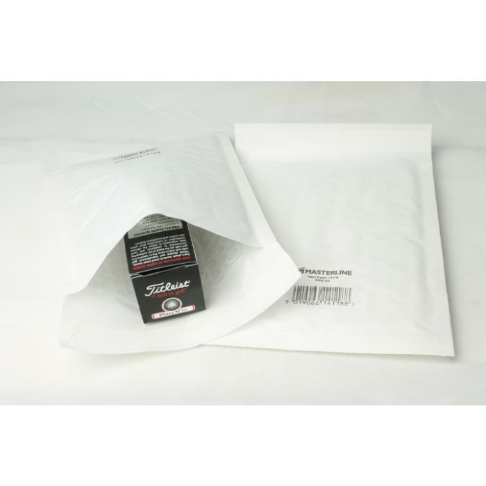 white E/2 padded envelopes