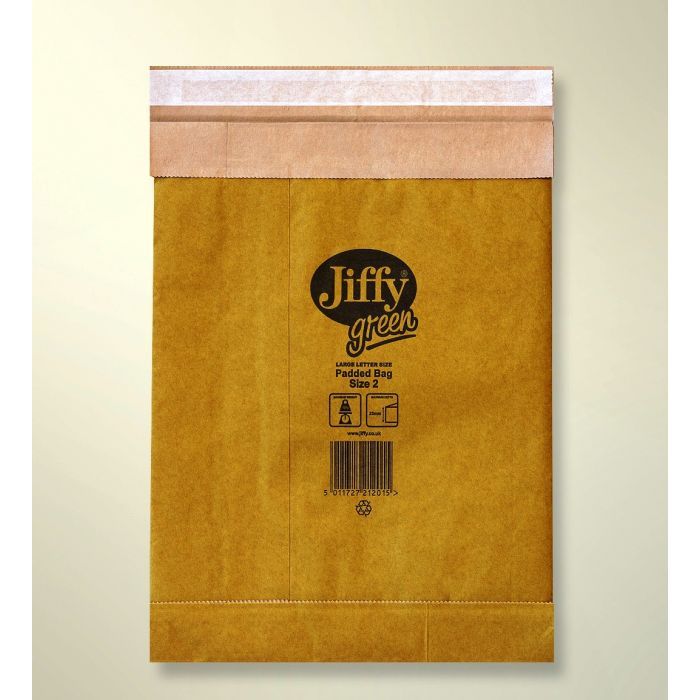 Jiffy Eco padded envelopes all paper made from recycled newspaper