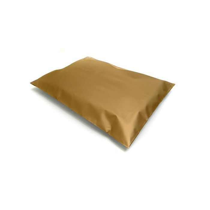 500 Gold Mail order plastic mailing courier bags, Size 425mm x 600m