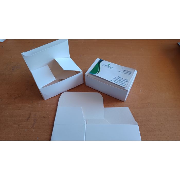 180 x white cardboard boxes  size 100mm x 65mm x 40mm 