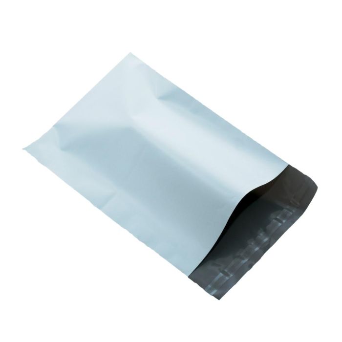 100 White polythene plastic, fully recyclable mailer mailing bag size 355mm x 508mm large mailing bag