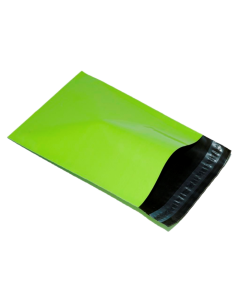 500 Neon Green poly mailer  Eco mailing bag size 355mm x 508mm large mailing bag