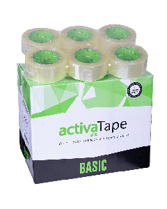 36 rolls of Active tape Clear 48mm wide